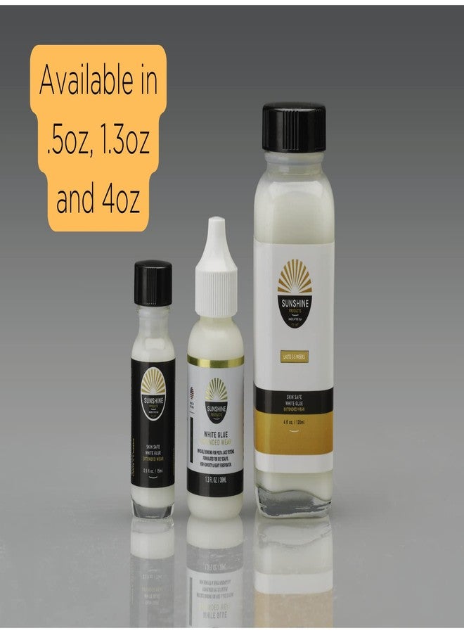 SUN SHINE Sunshine Tape | Lace Wig Adhesive | Skin Safe White Glue | Extended Wear (4oz) - Image 4